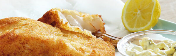 Backfisch mit Remouladensauce Backfisch mit Remouladensauce