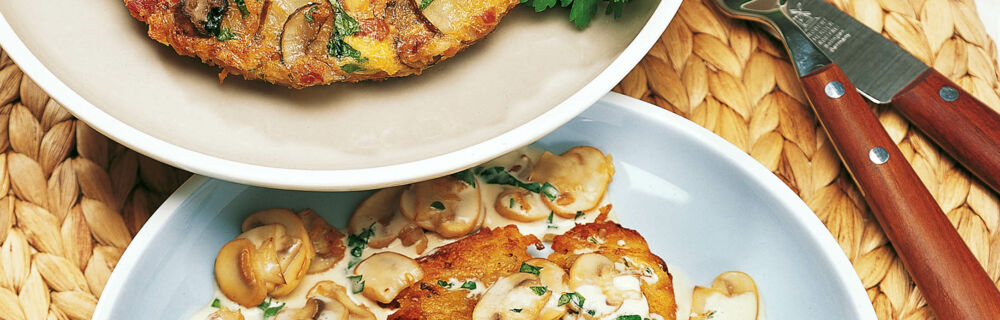 Rösti mit Pilzragout Rösti mit Pilzragout