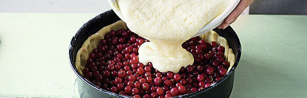 Johannisbeerkuchen mit Guss Johannisbeerkuchen mit Guss