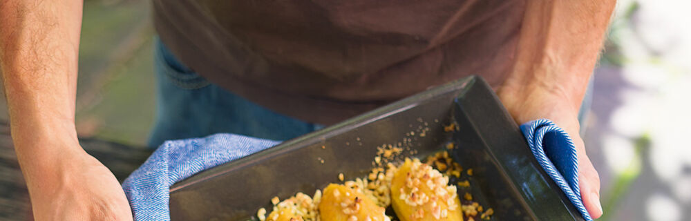 Polentanocken mit Zwetschgenkompott Polentanocken mit Zwetschgenkompott