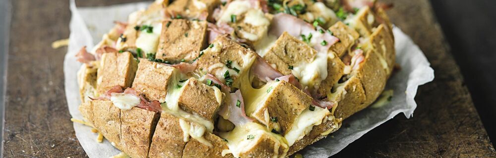 Schinken-Käse-Partybrot Schinken-Käse-Partybrot