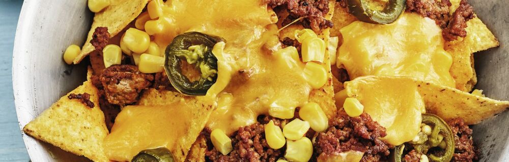 Nachos aus der Pfanne Nachos aus der Pfanne
