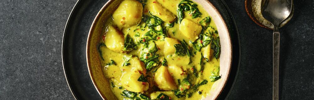 Spinat-Kartoffel-Curry