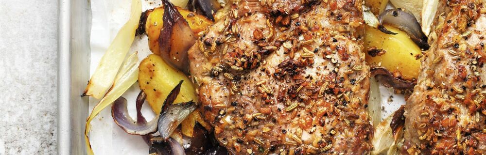 Ofengeröstete Nackensteaks Ofengeröstete Nackensteaks