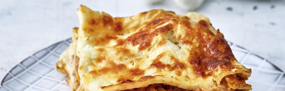 Lasagne mit roten Linsen und Blumenkohl Lasagne mit roten Linsen und Blumenkohl