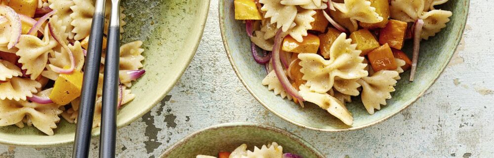 Nudelsalat mit Kürbis Nudelsalat mit Kürbis