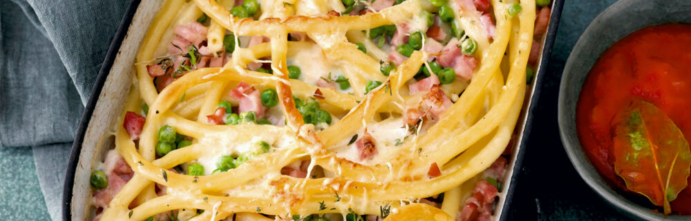 Nudelauflauf mit Tomatensauce Nudelauflauf mit Tomatensauce