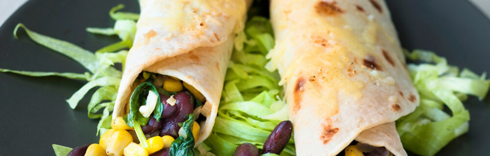 Enchiladas mit Spinat Enchiladas mit Spinat