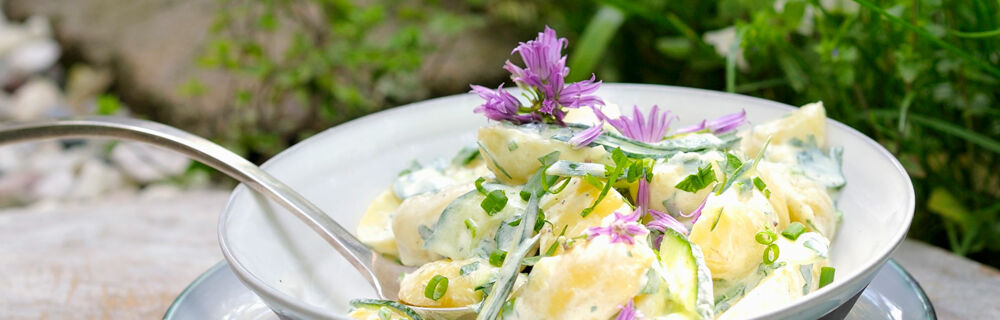 Kartoffelsalat mit Kräutern Kartoffelsalat mit Kräutern