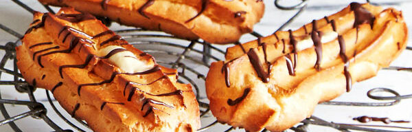 Kaffeesahne-Eclairs Kaffeesahne-Eclairs