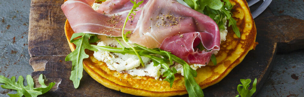 Herzhafte Pfannkuchen Herzhafte Pfannkuchen