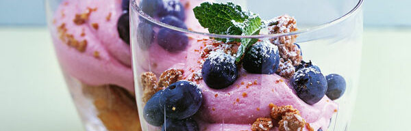 Himbeer-Fool mit Löffelbiskuit Himbeer-Fool mit Löffelbiskuit