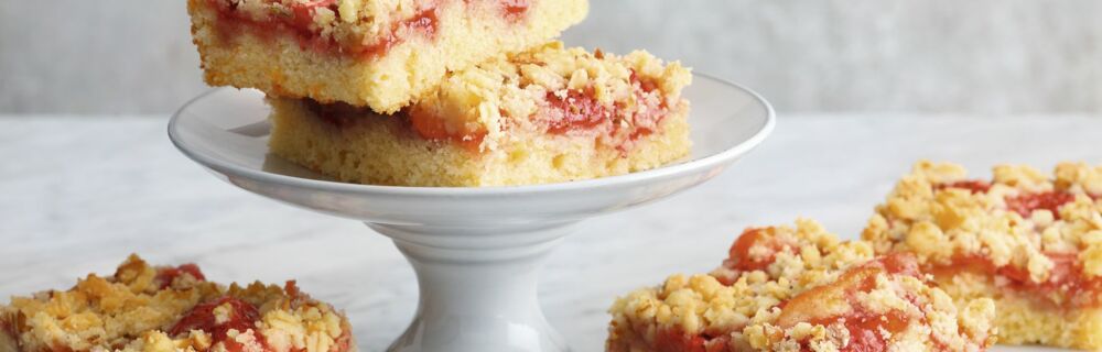 Erdbeer-Crumble-Kuchen Erdbeer-Crumble-Kuchen