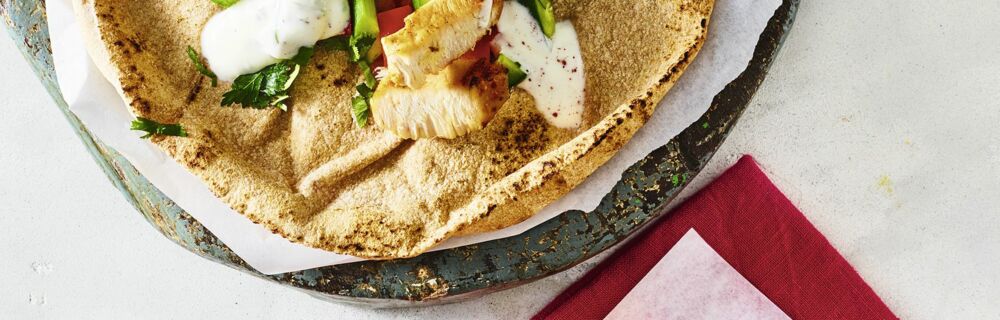 Hähnchen-Shawarma-Wraps Hähnchen-Shawarma-Wraps