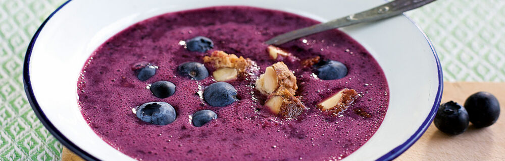 Heidelbeer-Vanille-Kaltschale Heidelbeer-Vanille-Kaltschale