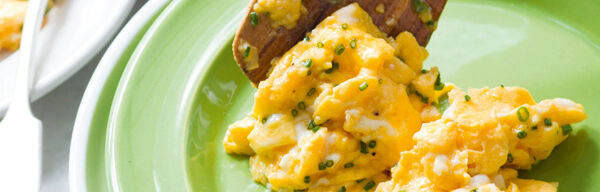 Rührei mit Schnittlauch Rührei mit Schnittlauch