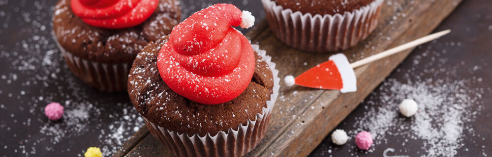 Preiselbeer-Lebkuchen-Cupcakes