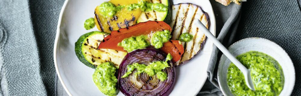 Grillgemüse mit Mojo verde Grillgemüse mit Mojo verde