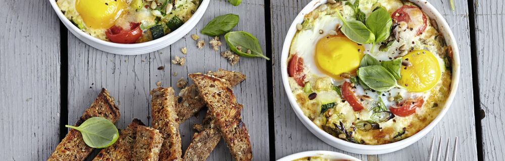 Gratinierte Gemüse-Eier Gratinierte Gemüse-Eier