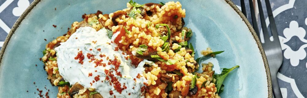 Bulgur-Pilz-Pilaw Bulgur-Pilz-Pilaw
