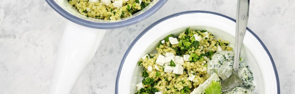 Hirsotto mit Kohlrabi Hirsotto mit Kohlrabi