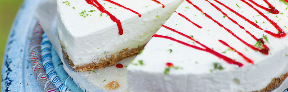 Lime-Cheesecake ohne Backen Lime-Cheesecake ohne Backen