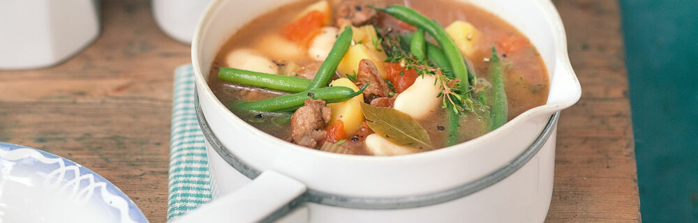 Französischer Bohnen-Lamm-Eintopf Französischer Bohnen-Lamm-Eintopf