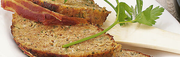 Hackbraten aus dem Ofen