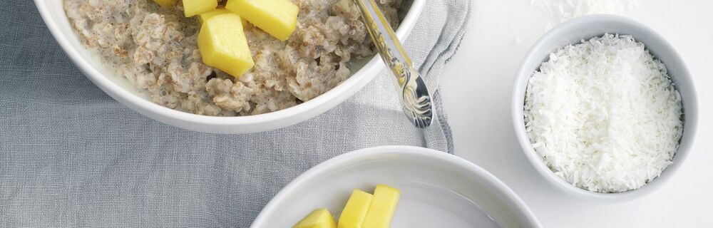 Porridge mit Mango Porridge mit Mango