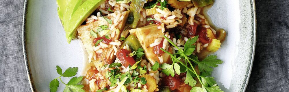 Jambalaya mit Jackfruit