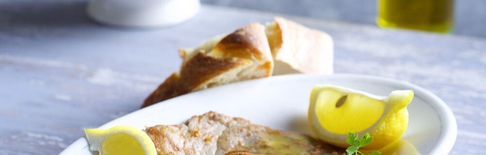 Kalbsschnitzel in Zitronensauce Kalbsschnitzel in Zitronensauce