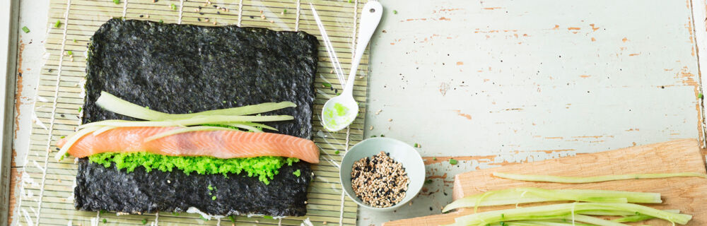 Sushi selber machen Sushireis Nigiri und Hoso Maki Sushi selber machen Sushireis Nigiri und Hoso Maki