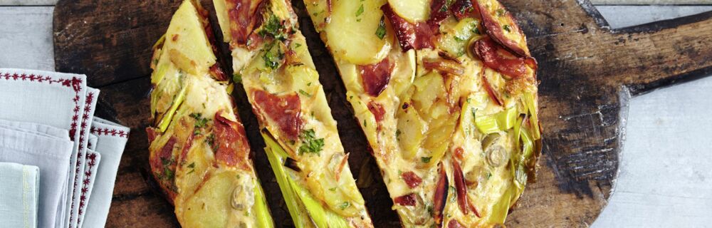 Tortilla mit Chorizo Tortilla mit Chorizo