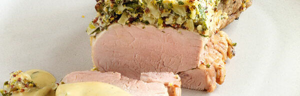 Schweinefilet mit Senfkruste Schweinefilet mit Senfkruste