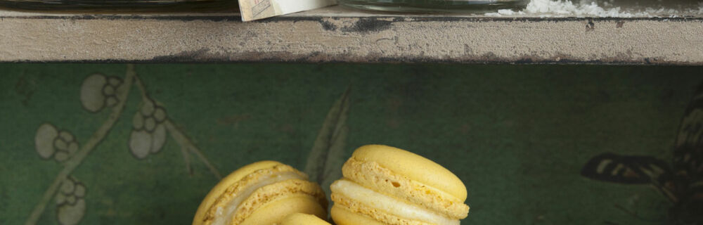 Macarons mit Ananasmousse Macarons mit Ananasmousse