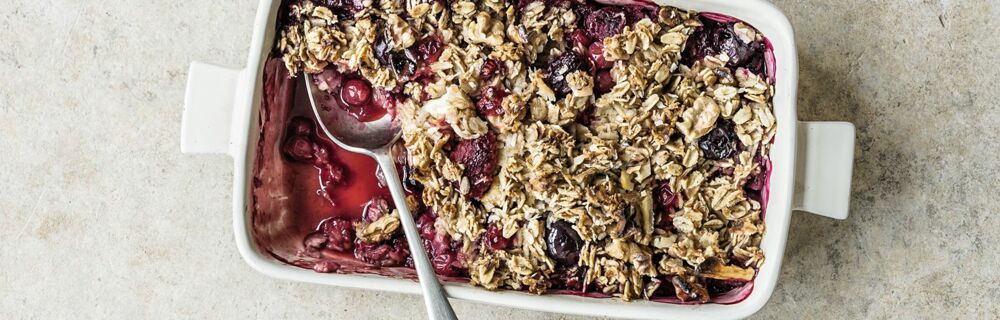 Baked Oatmeal mit Beeren Baked Oatmeal mit Beeren