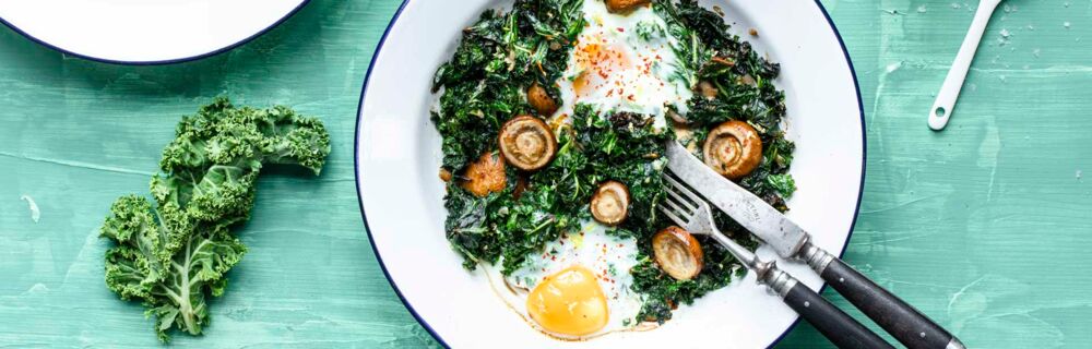 Grünkohl-Shakshuka Grünkohl-Shakshuka