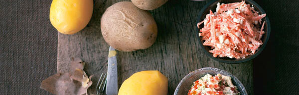 Pellkartoffeln mit drei Dips Pellkartoffeln mit drei Dips