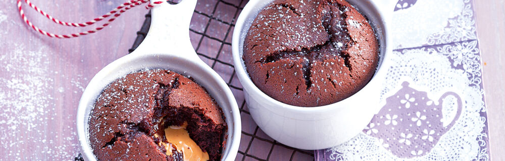 Schokoküchlein mit Überraschung Schokoküchlein mit Überraschung