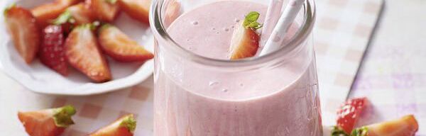Quinoa-Erdbeer-Smoothie