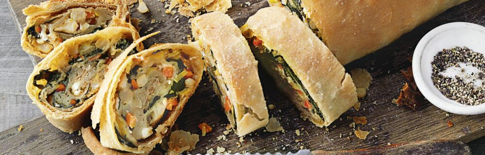 Spinat-Feta-Strudel Spinat-Feta-Strudel