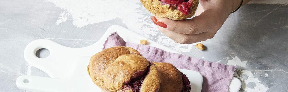 Muffins mit Smoothie-Kern Muffins mit Smoothie-Kern