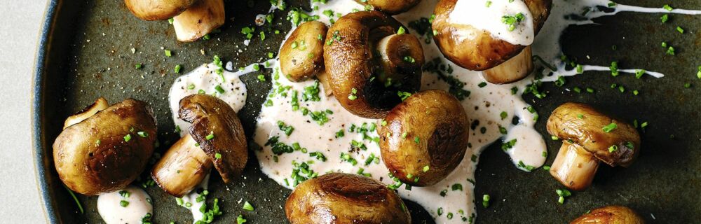 Champignons mit Knoblauchsauce Champignons mit Knoblauchsauce