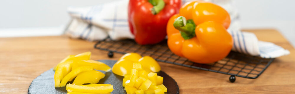 Paprika schneiden Paprika schneiden