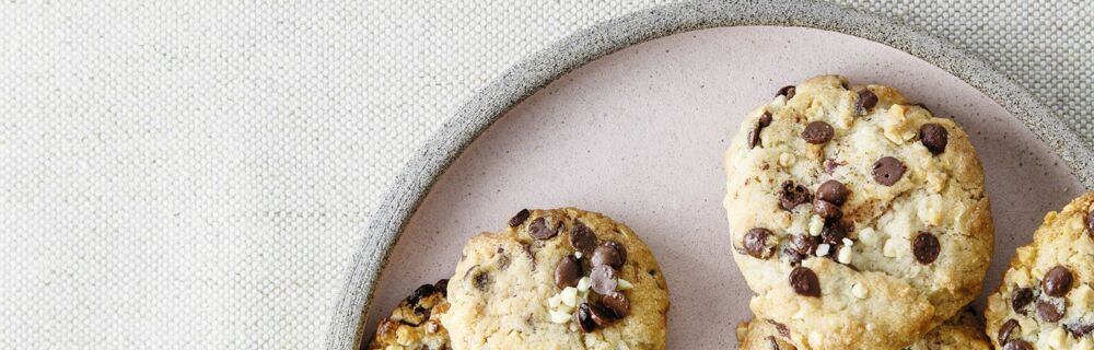 Chocolate Chip Cookies mit Mandeln Chocolate Chip Cookies mit Mandeln