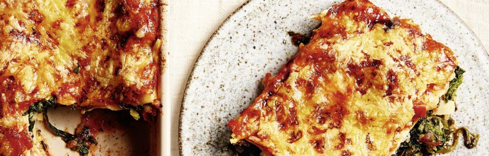 Lasagne mit Blumenkohlsauce Lasagne mit Blumenkohlsauce