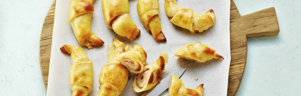 Käse-Schinken-Croissants Käse-Schinken-Croissants