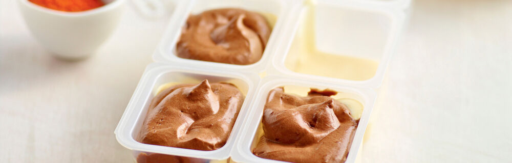 Schoko-Passionsfrucht-Eis Schoko-Passionsfrucht-Eis