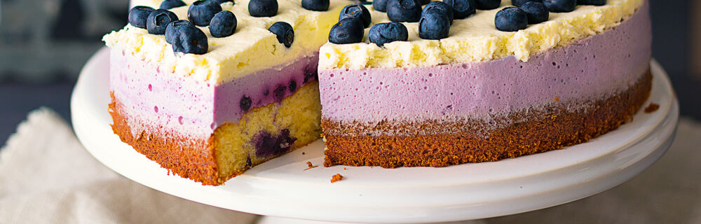 Heidelbeer-Käsesahnetorte Heidelbeer-Käsesahnetorte