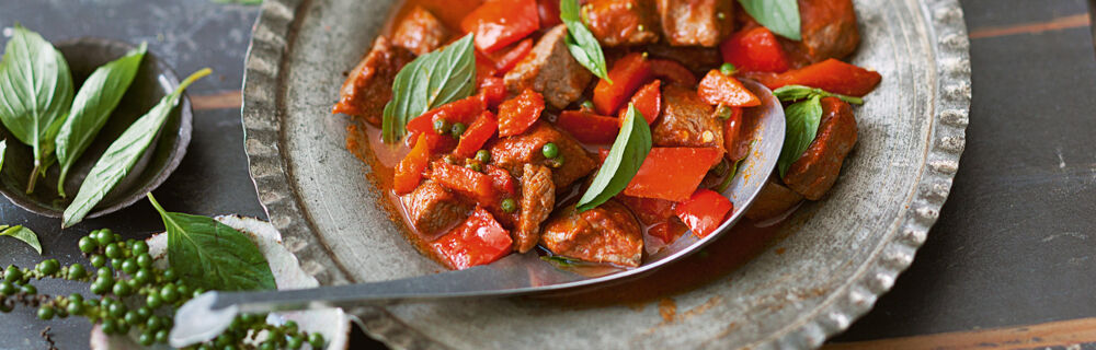 Lamm mit grünem Pfeffer Lamm mit grünem Pfeffer